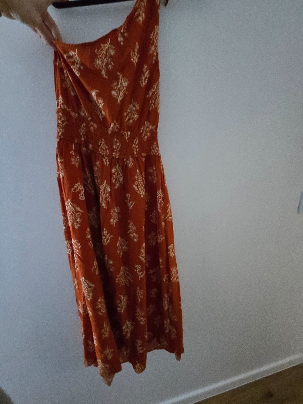 Dress, one shoulder